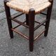 Tabouret paillé années 50
