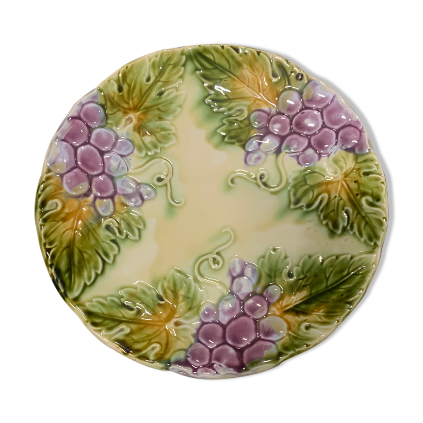 Platch barbotine theme grapes