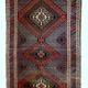 Tapis ancien Afghan Baluch fait main 76cm X 181cm 1900s