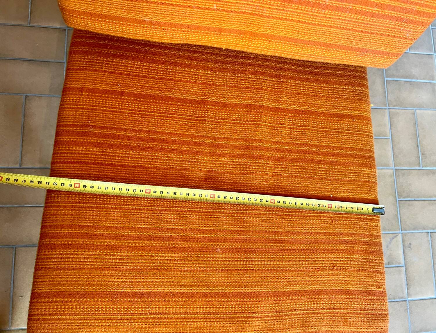 Vintage orange armchair