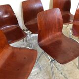 Lot d 6 vintage Pagholz chairs