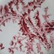 Assiette Gien chardon rose