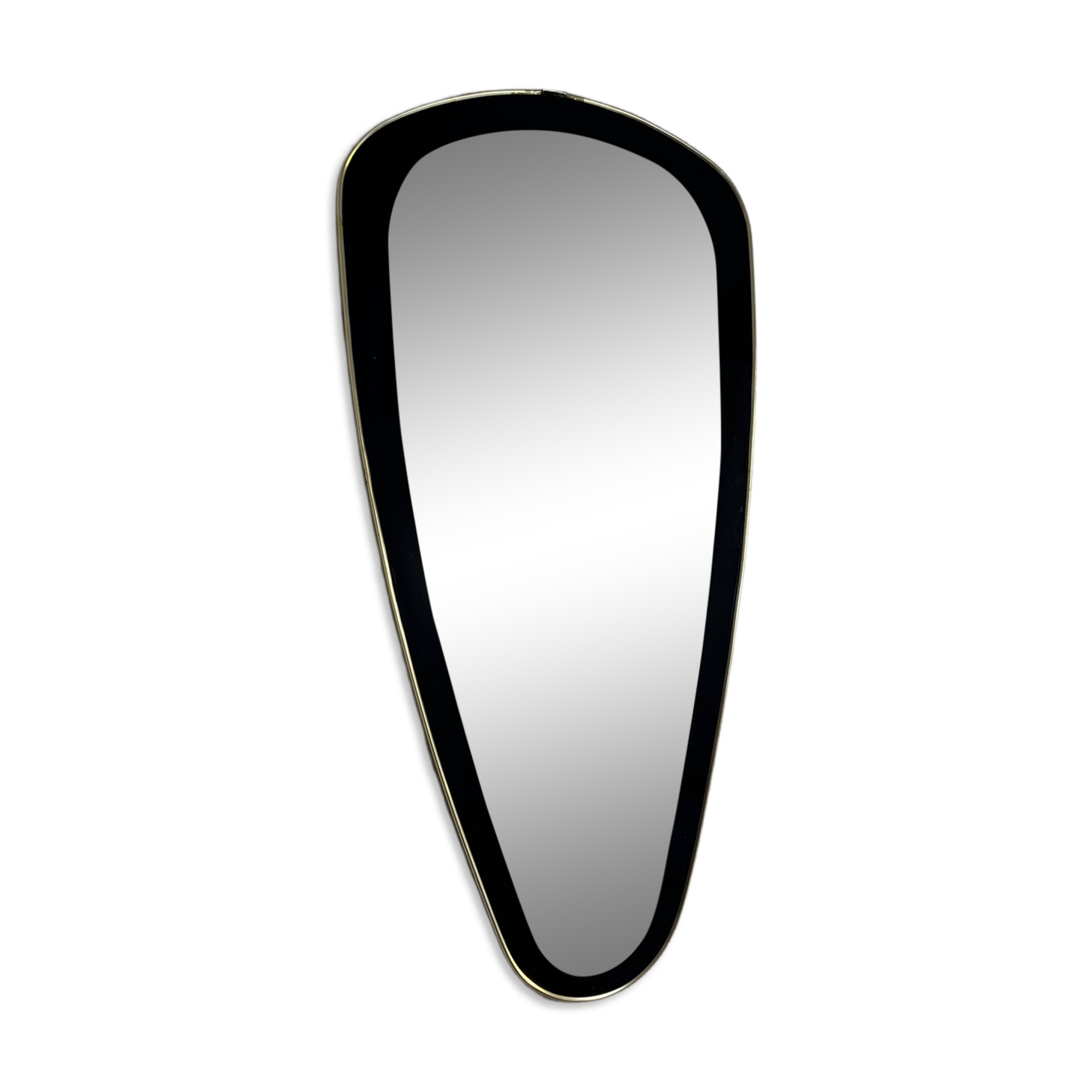 Vintage 1960 asymmetrical mirror - 69 x 35 cm