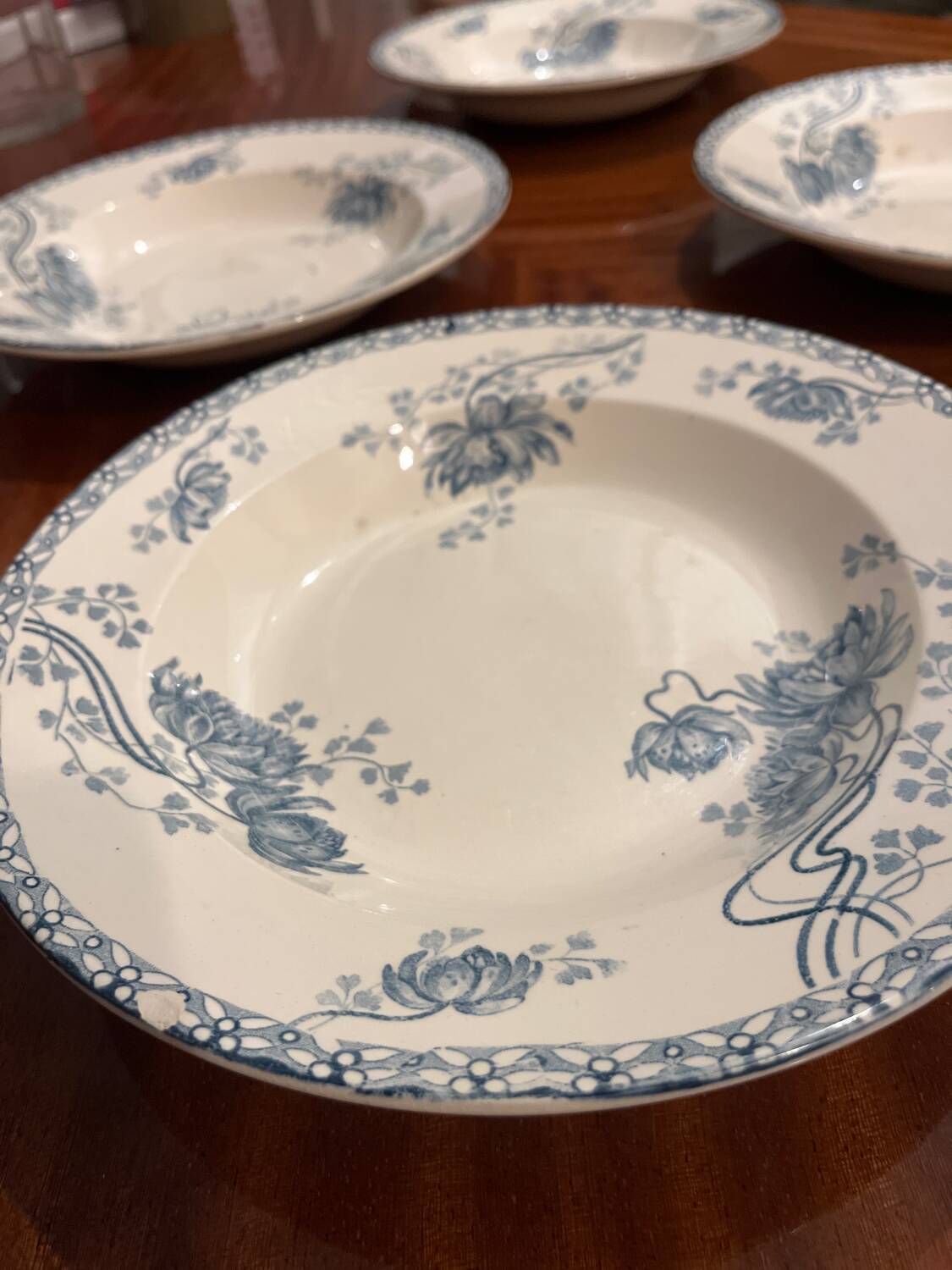 4 Royal Plates U&C Sarreguemines