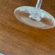 8 Val Saint Lambert Crystal Champagne Glasses, Nestor Model.