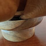 Wooden lotus servant