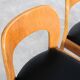 4 chaises de salle à manger en chêne, 1960