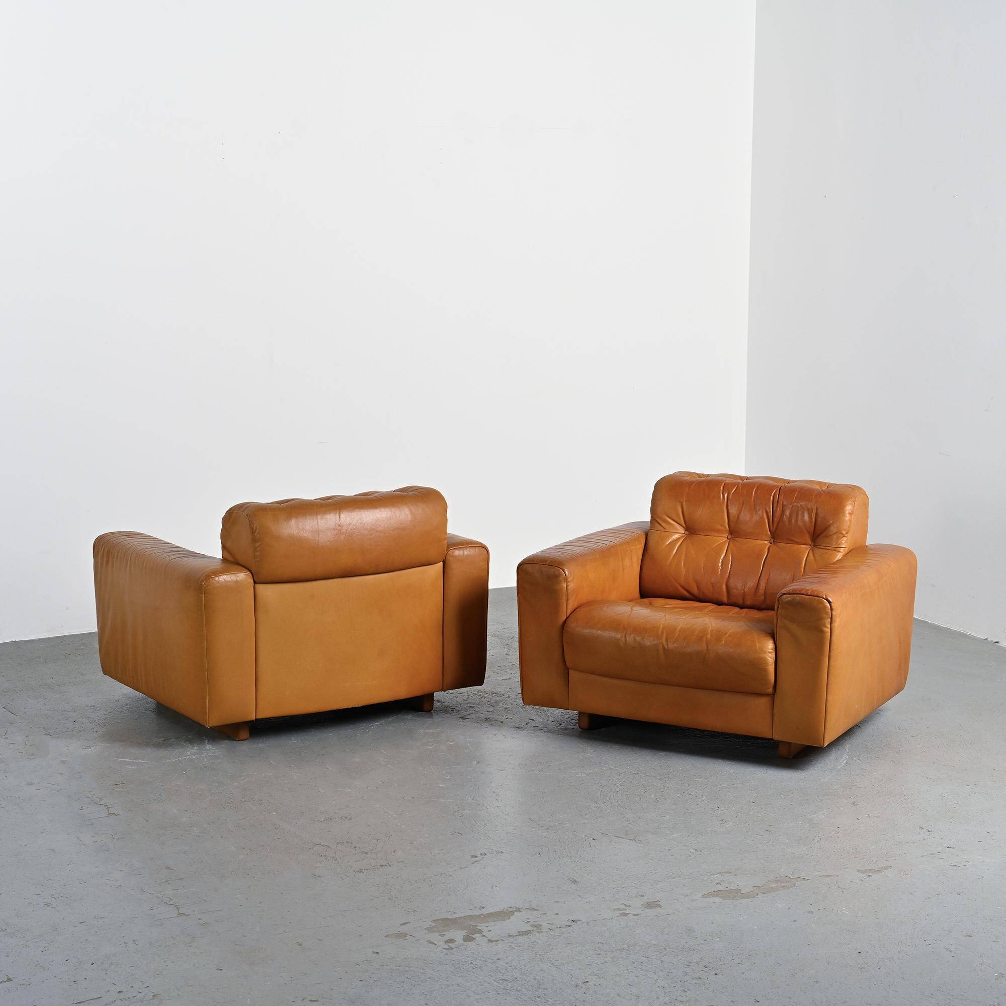 Paire de fauteuils DS-40 de Sede, Suisse, circa 1970