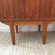 Pair of Scandinavian bedsides in 60s teak