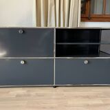 Commode USM Haller en Gris Anthracite