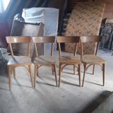1 set of 4 Baumann chairs