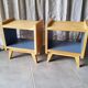 Renovated pair of bedside tables