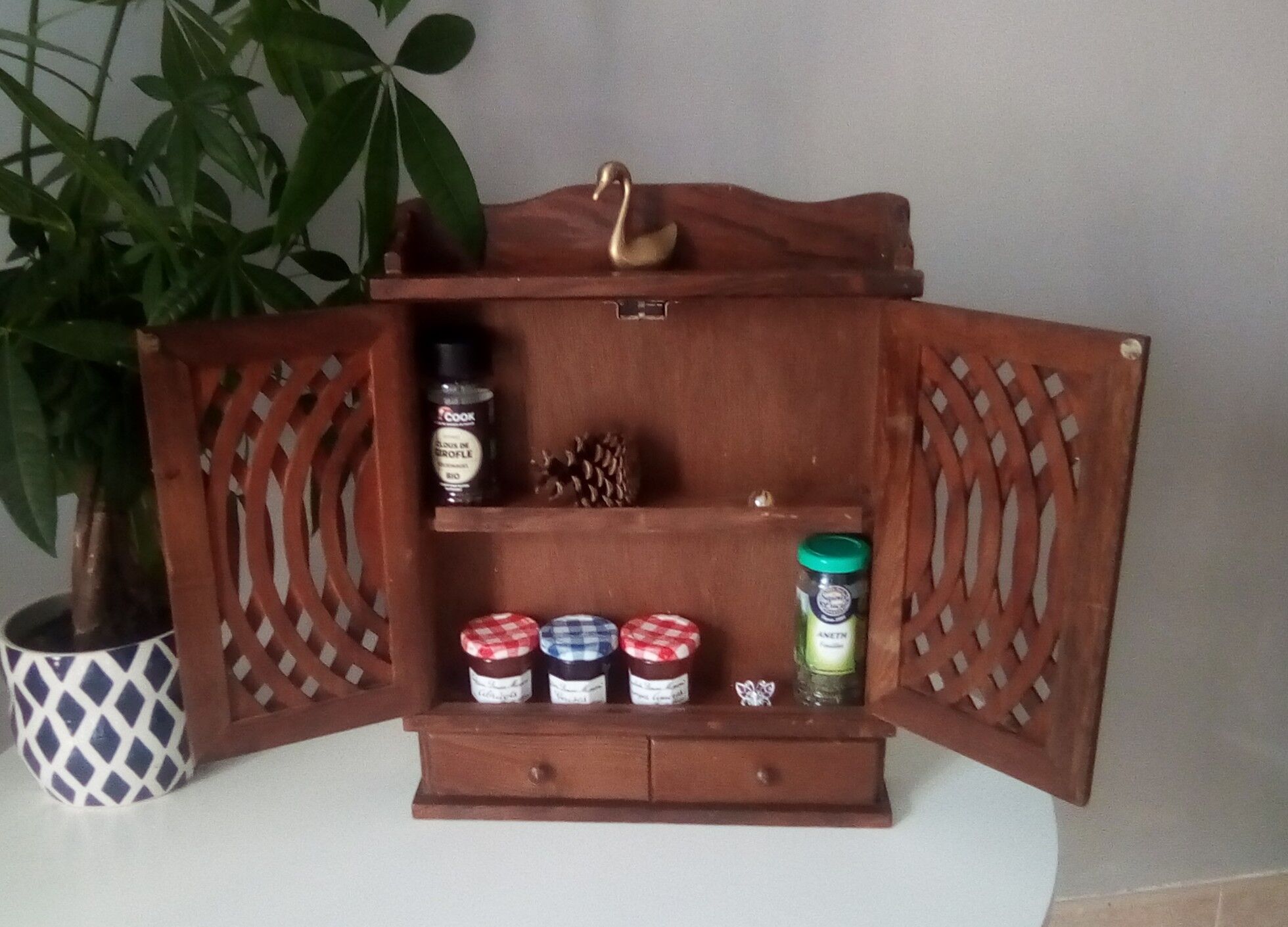 Vintage wall cabinet