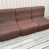 Set of 9 vintage fireside chairs