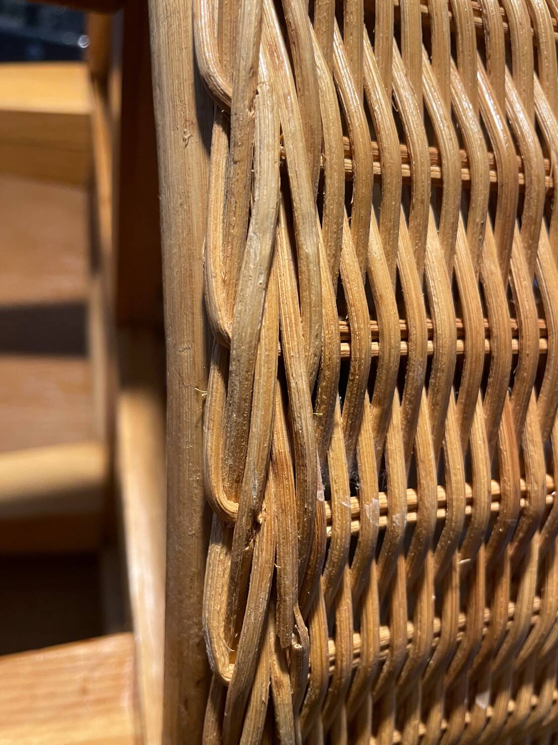 IKEA Dalby rattan stool