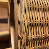 IKEA Dalby rattan stool