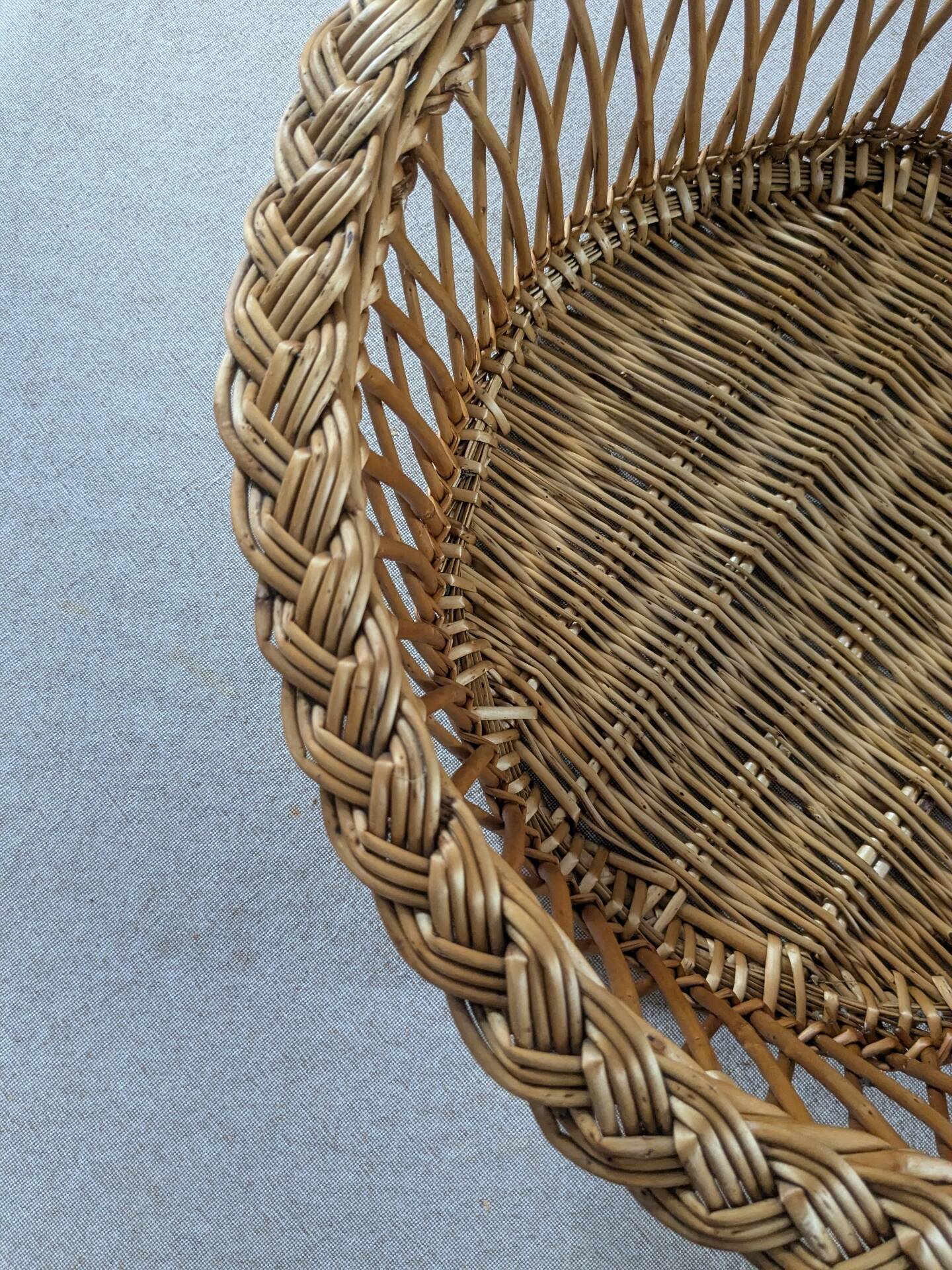 Panière en rotin 