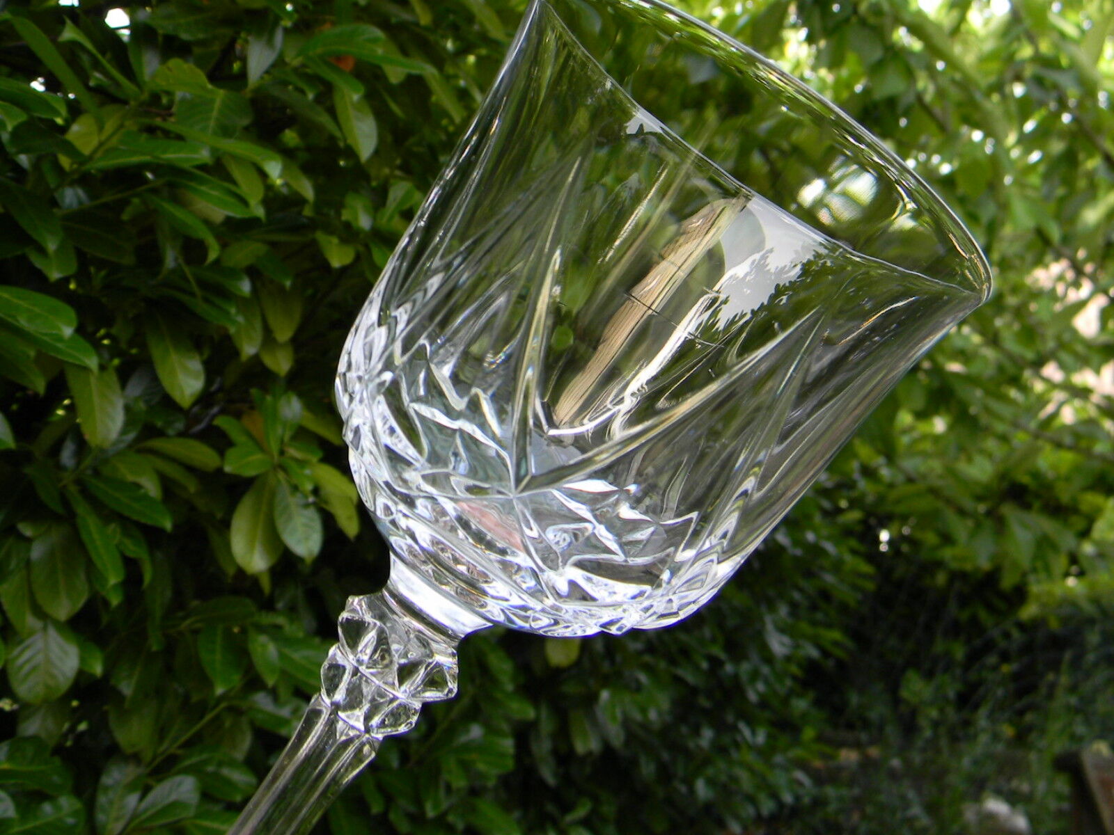 Lot de 6 verres à eau en cristal d'Arques modèle auteuil