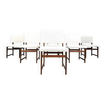 Mid-century teak Scandinavian dining chairs, 1960s