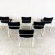 6 postmodern cirkel dining chairs by Metaform, 1980s