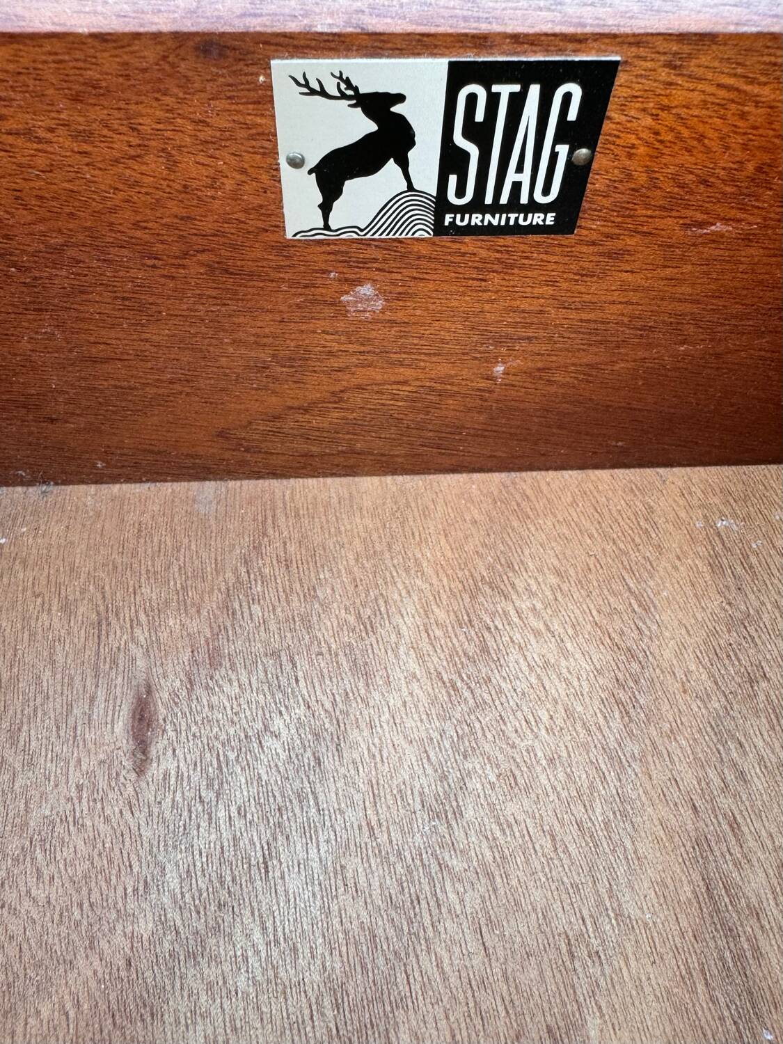 Vintage teak chest of drawers Stag Furniture