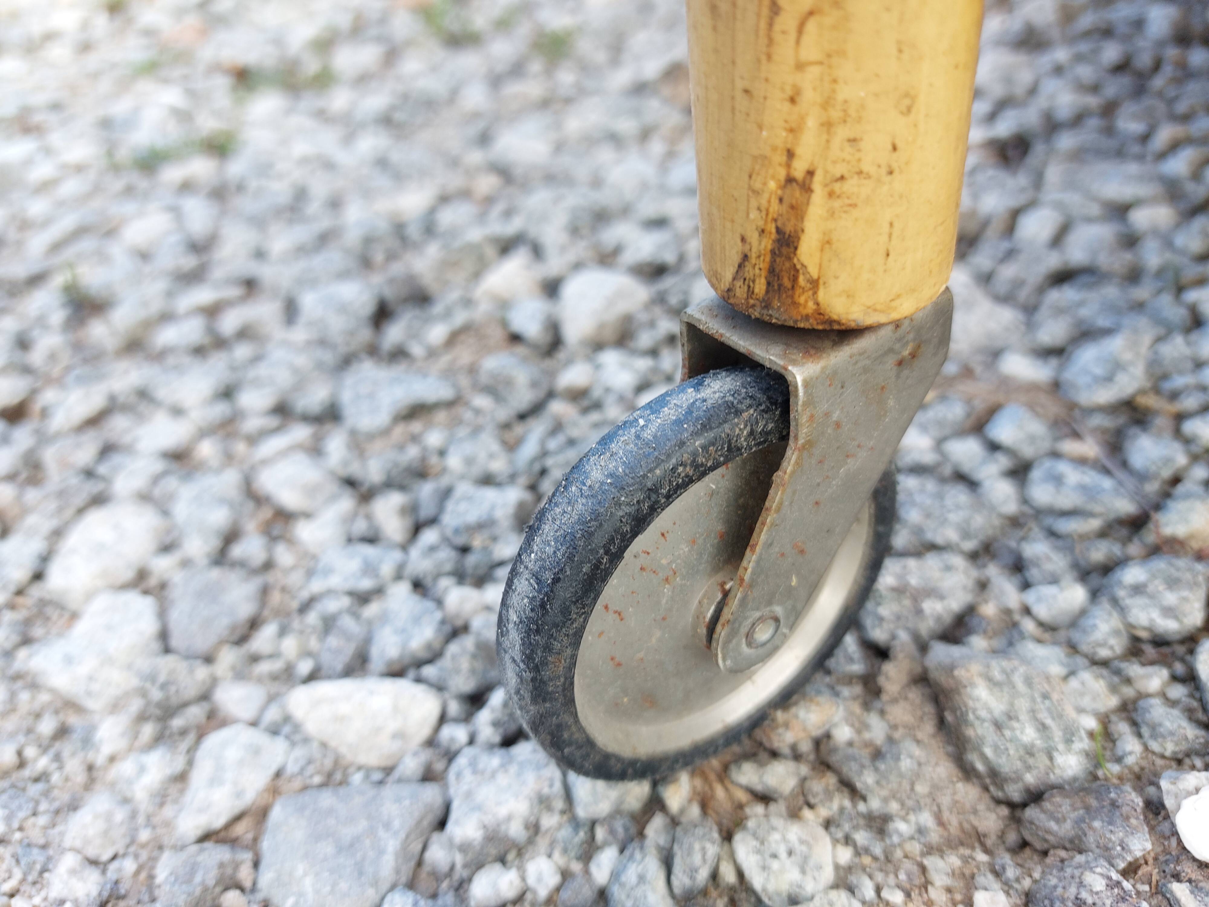 wheeled wicker dessert trolley, console, vintage