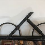 Turned wood mirror 54x95cm