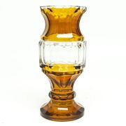 Art Deco vase, crystal, Moser, Czechoslovakia, 1930s