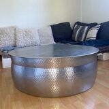 Silver coffee table Moroccan style