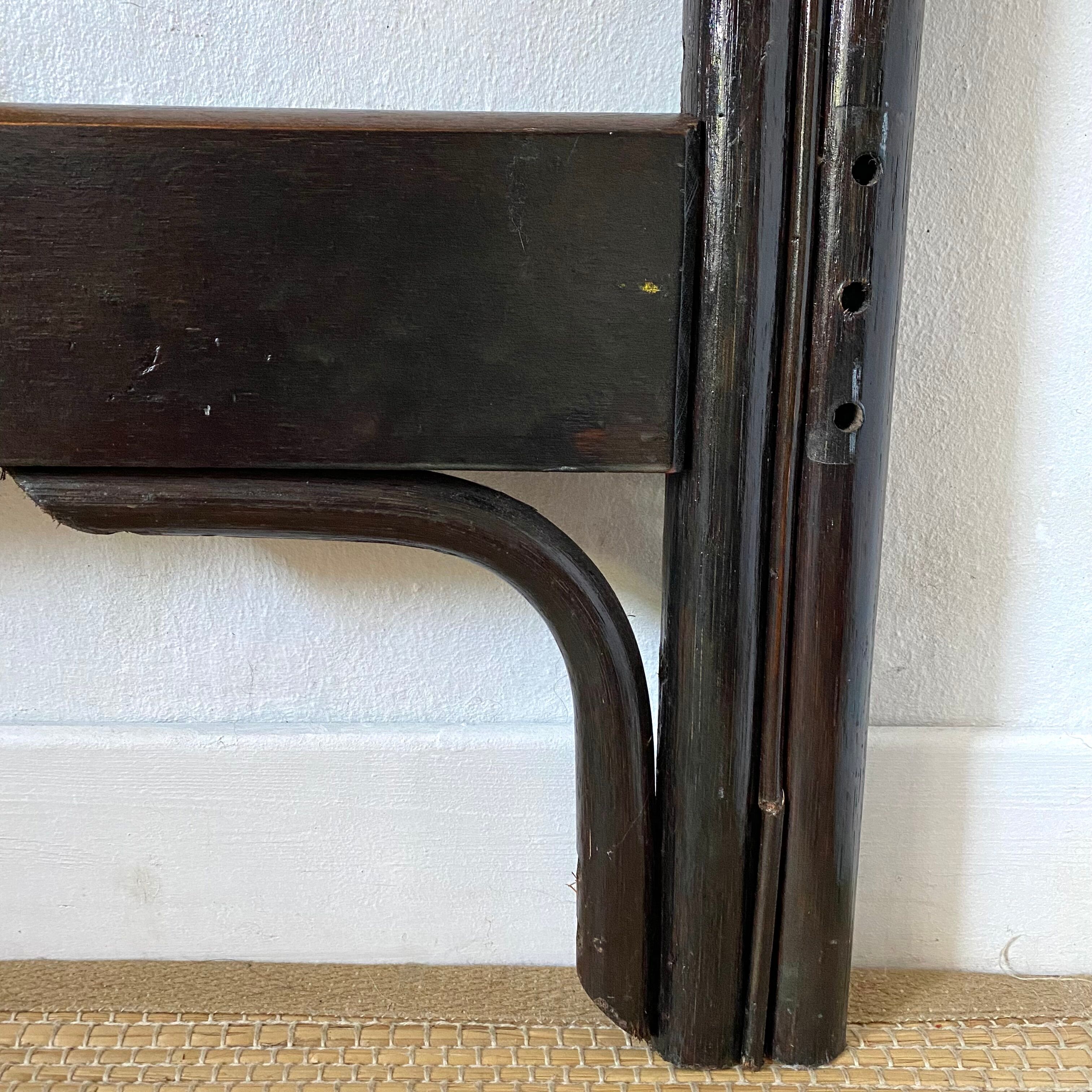 Vintage rattan headboard