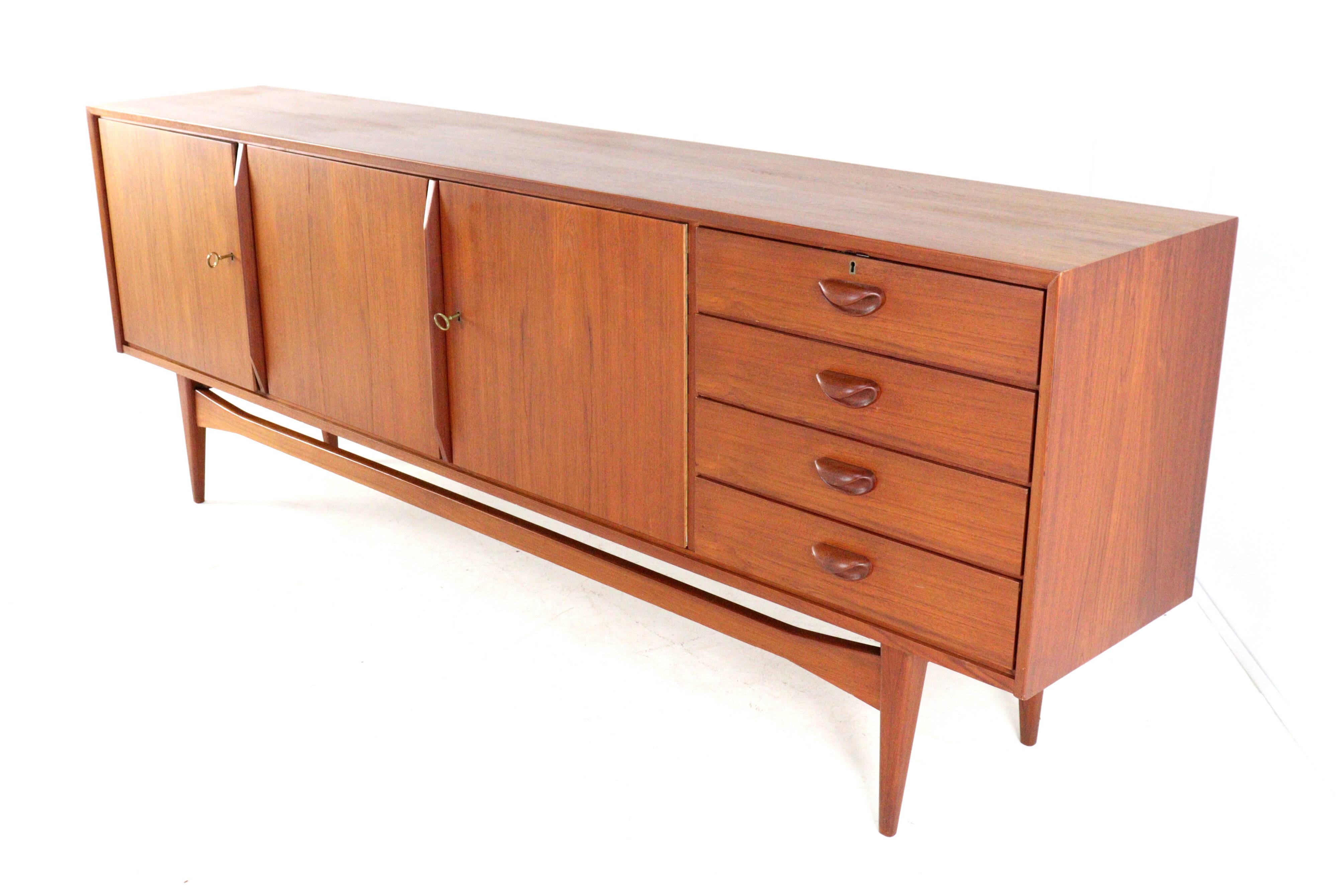 Heinrich Althoff sideboard | 240 cm - teak - mid century modern