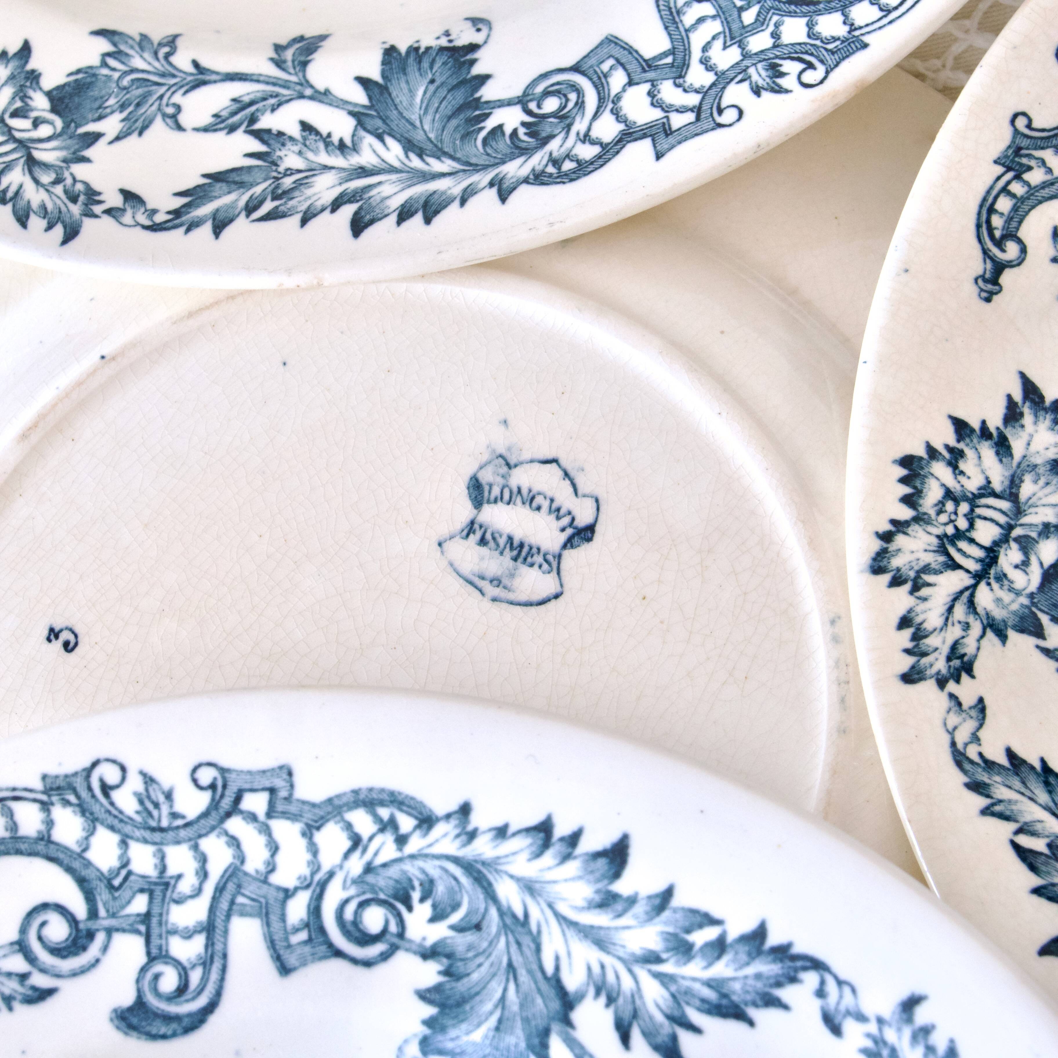 19th century flat plates iron land Longwy "Fismes"