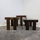 Tables gigognes Gianfranco Frattini années 70