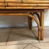 Vintage rattan sideboard circa 1960