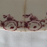 Opaque porcelain plate from Gien model thistles n ° 2 diam 24 cm