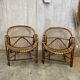 Paire de fauteuils rotin POP UP NOEL 2022
