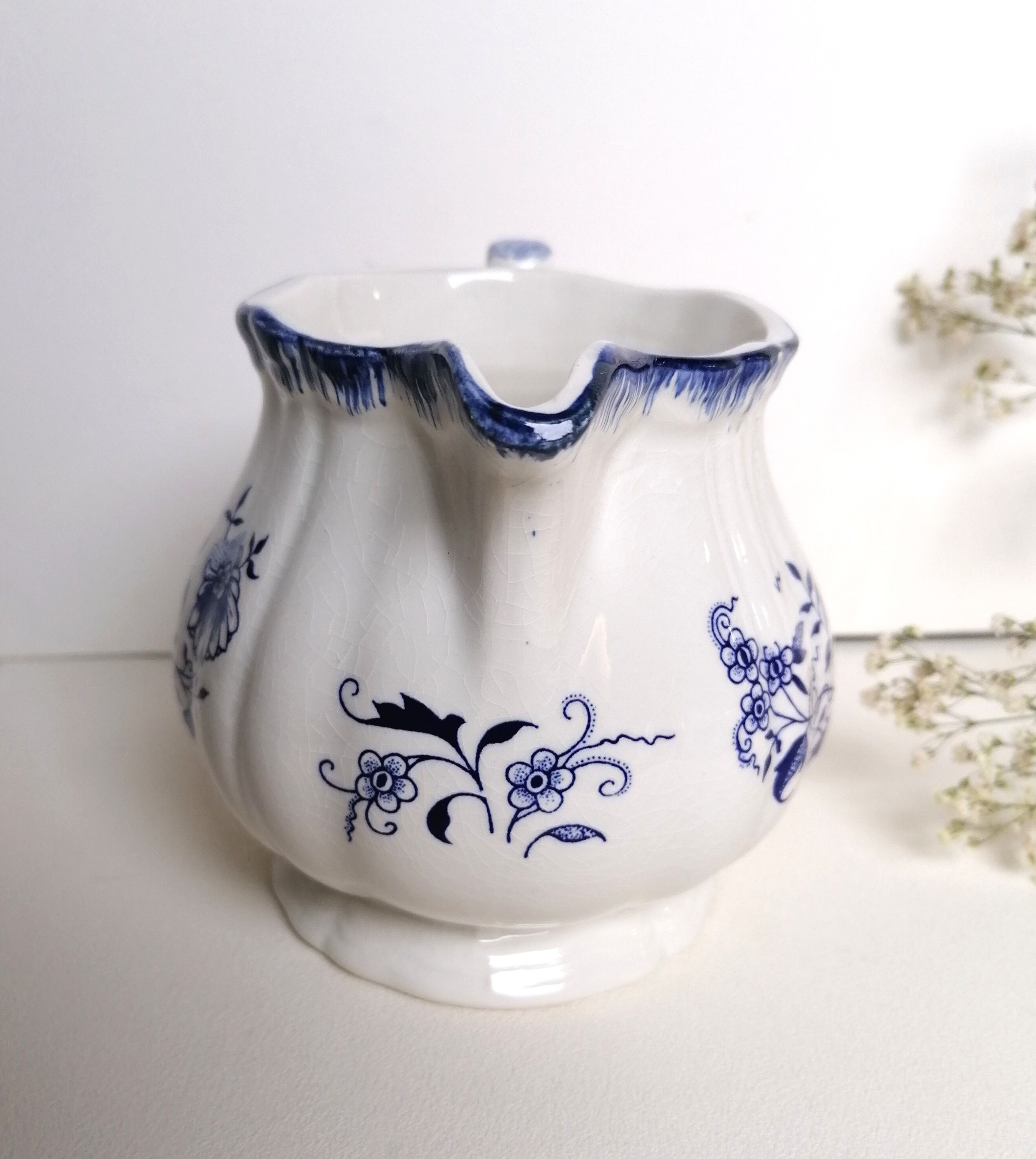 Sarreguemines milk jug