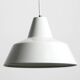 Two 50s metal enamel ceiling lamps by Axel Wedel Madsen for Louis Poulsen