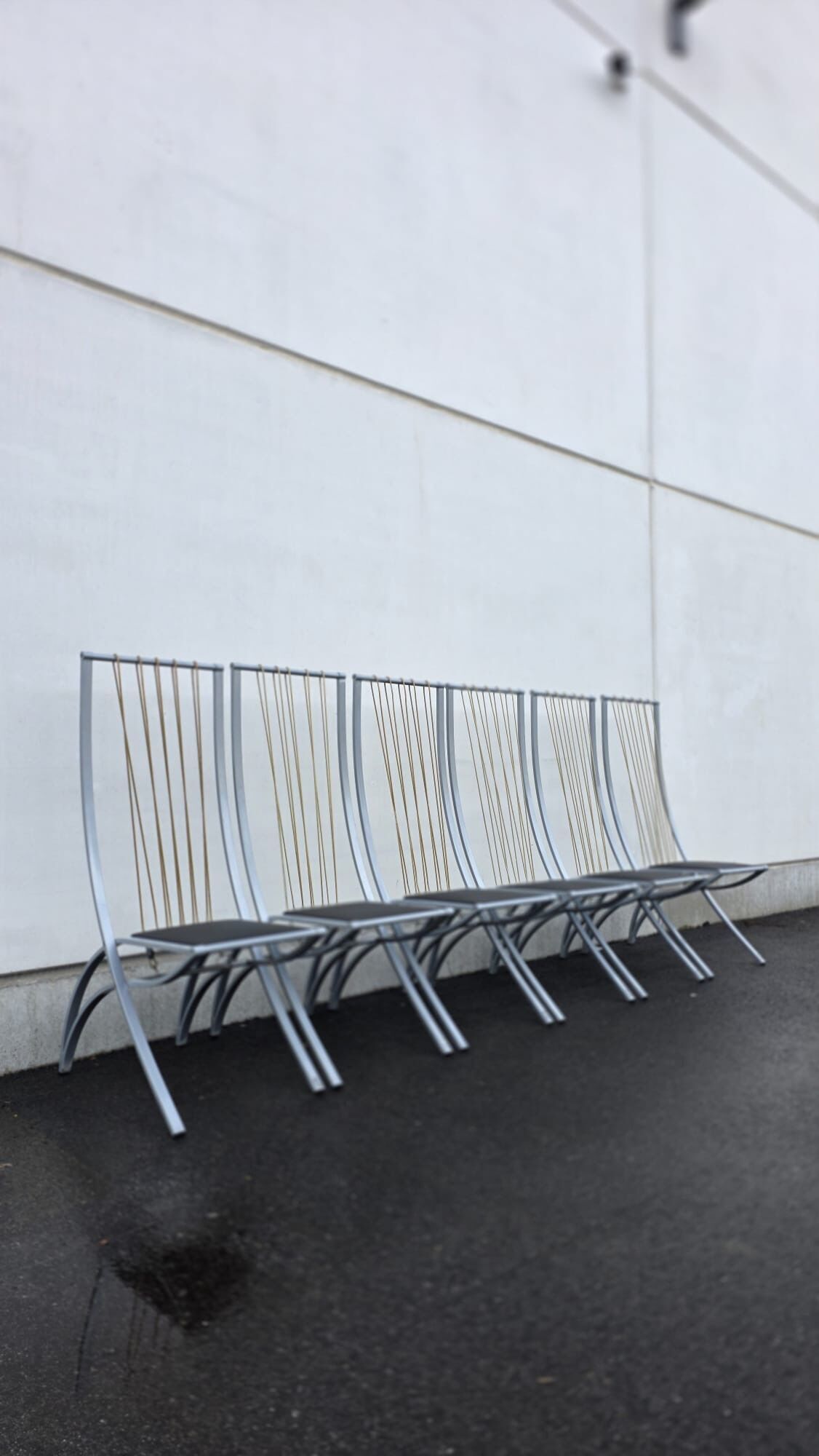 Set of 6 "Harp" chairs by Dietrich, Germany, 1980s.