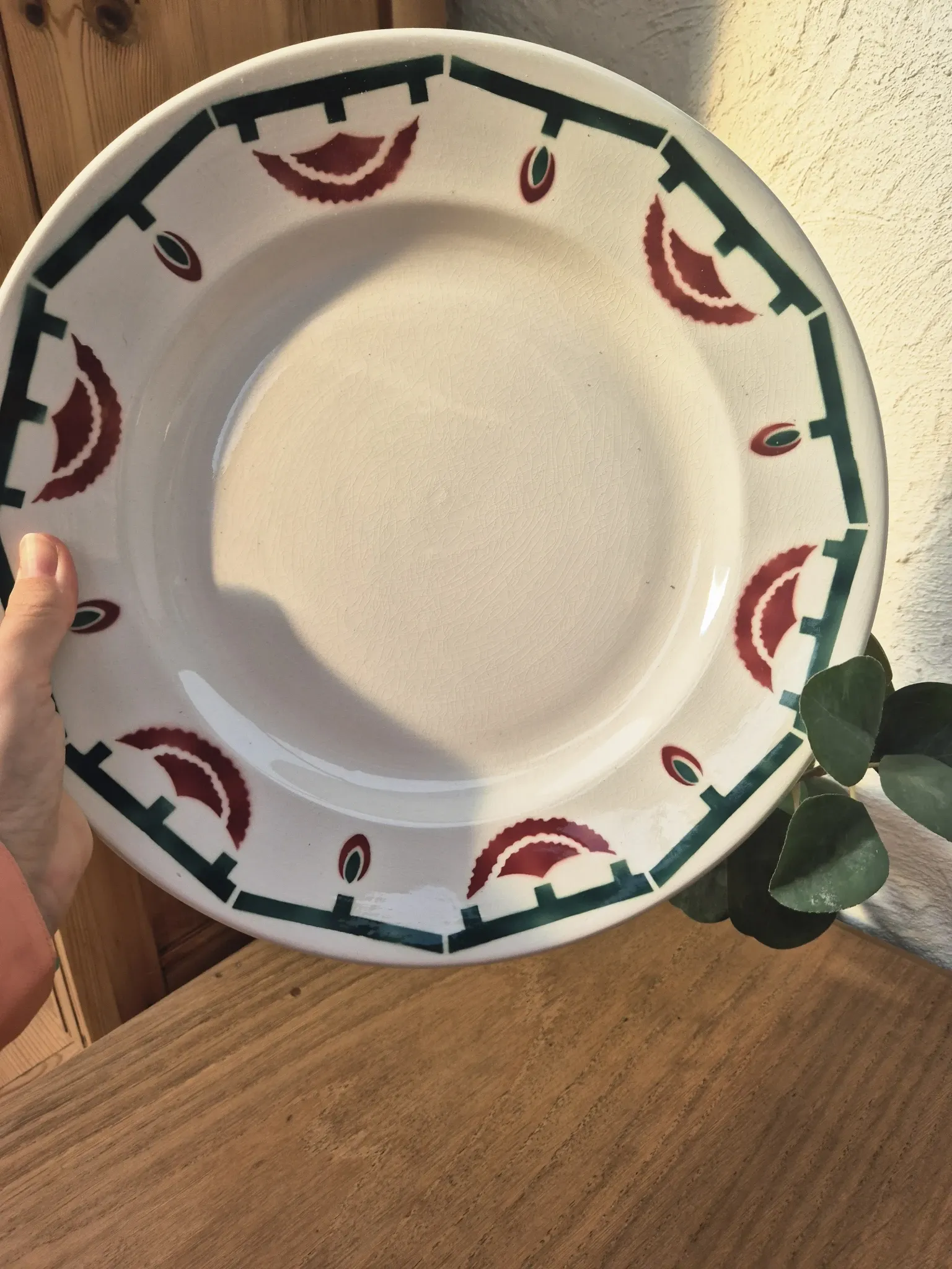 Badonviller vintage plate