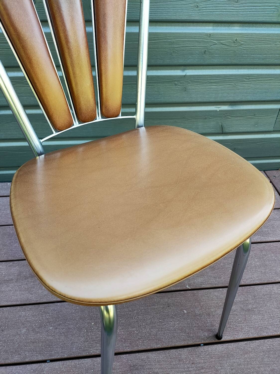 Chaise pétales Soudexvinyl vintage