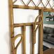Vintage rattan wardrobe