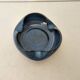 Blue ceramic catchall ashtray in a free form, signed CH.