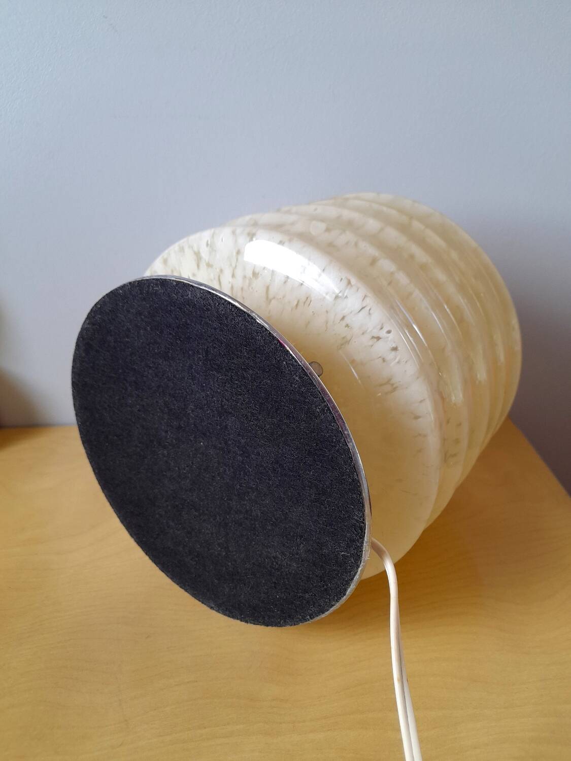 Art Deco lamp in Clichy glass