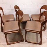 Following 5 chairs "sled" Baumann