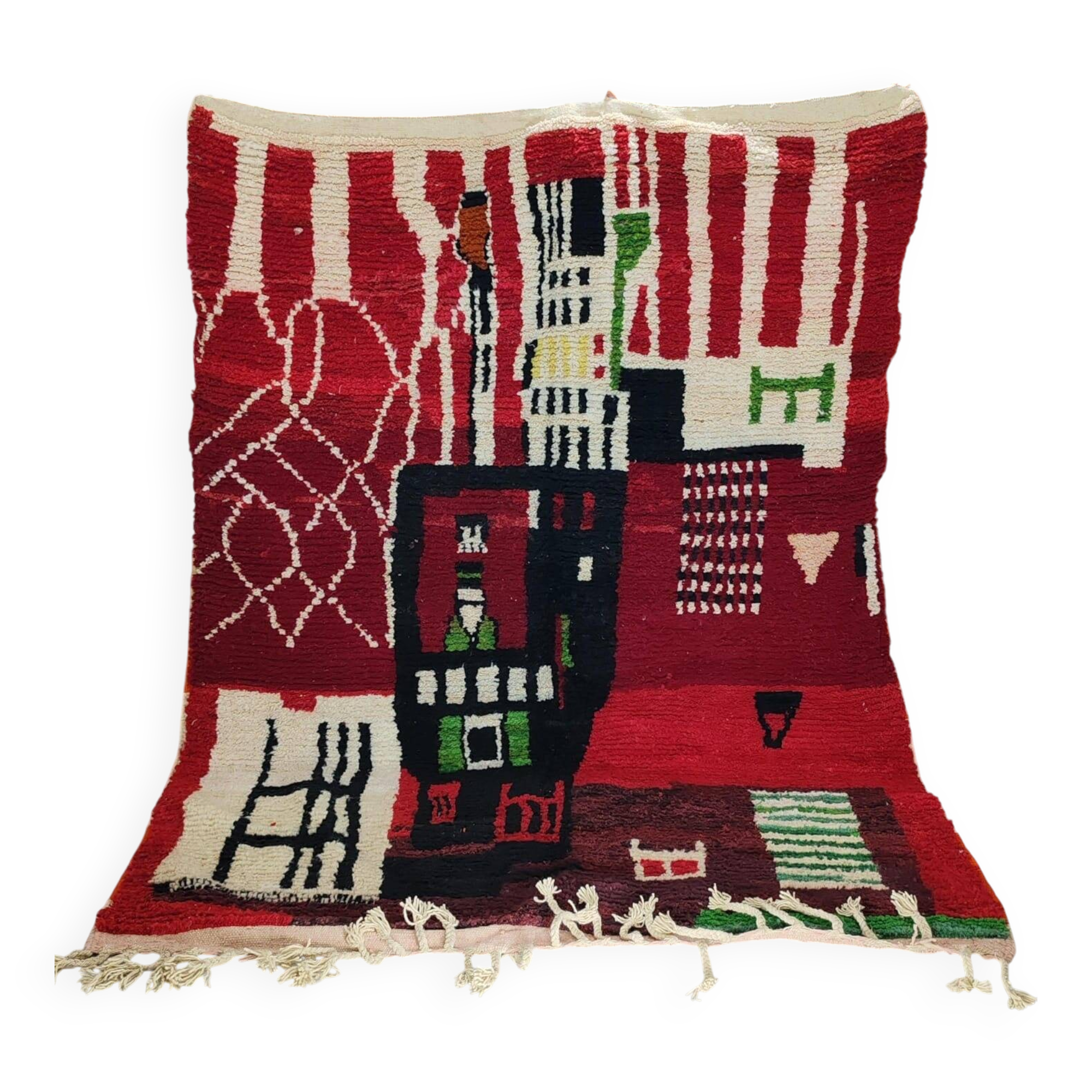 Berber Boujaad rug from Morocco in wool – 290 × 210 cm