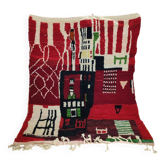 Tapis Boujaad berbère marocain en laine – 290 × 210 cm