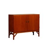 Børge Mogensen 'China' Cabinet (Model 232) in teak and brass, FDB Møbler Denmark