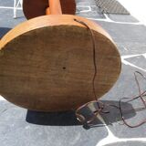 Mahogany art deco floor lamp