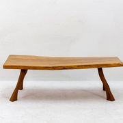 Table slabs trees 1960s bass